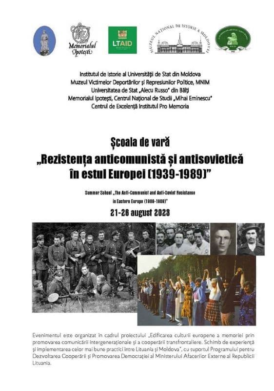 Școala de Vară „Rezistența anticomunistă și antisovietică în estul Europei (1939-1989)”, la Memorialul Ipotești