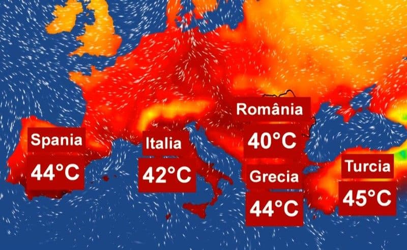 MAE, atenționare pentru românii din Italia! Cod roşu caniculă şi pericol de incendii