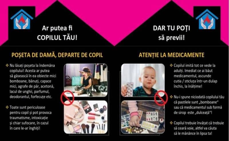 O fetiță de doar doi ani a ajuns la spital după ce a înghițit o capsulă de detergent lichid