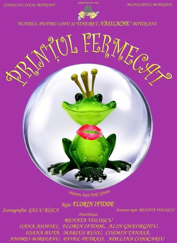 „Prințul fermecat” deschide stagiunea 2023-2024 la Teatrul „Vasilache” Botoșani