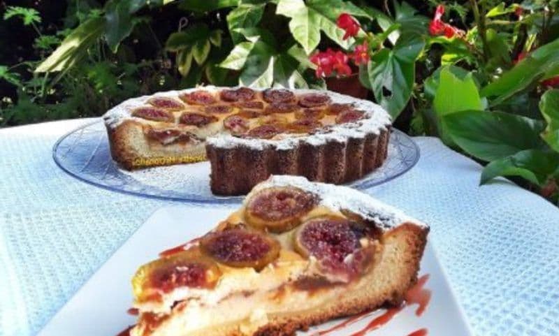 Tartă cu smochine și mascarpone