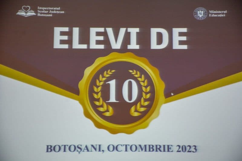 Pintilei Lavinia, eleva din Dorohoi care a obținut nota 10 la BAC a fost premiată de autoritățile județene