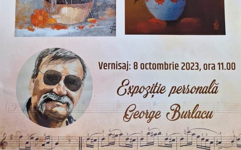 „Simfonia culorilor” – expoziție personală a artistului dorohoian George Burlacu