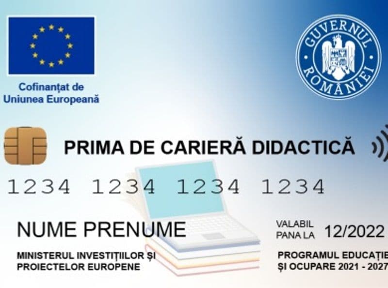 S-au achiziționat cele 300.000 de carduri pentru profesori. Aceștia pot cheltui 450 de lei pentru nevoi didactice individuale