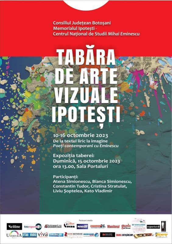 Tabăra de arte vizuale „De la textul liric la imagine. Poeți contemporani cu Eminescu”