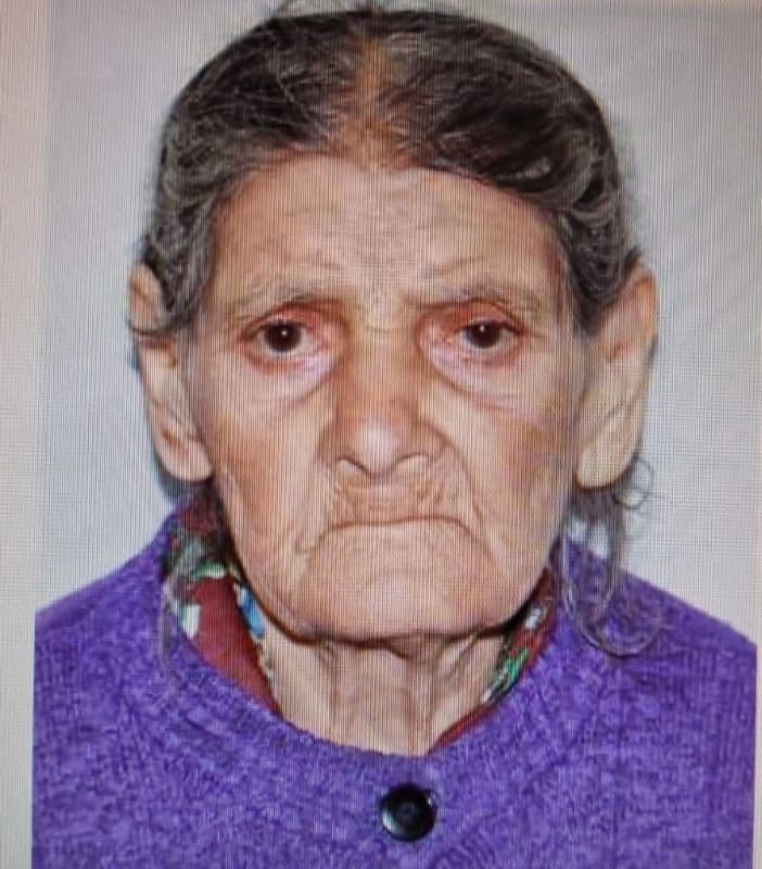 Polițiștii botoșăneni fac apel la populație pentru identificarea unei bătrâne de 84 de ani care a dispărut de la domiciliu