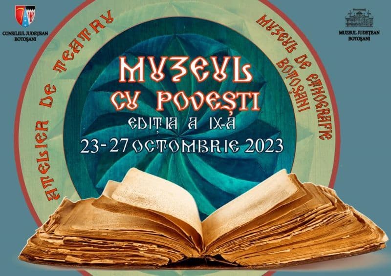 Muzeul Județean Botoșani va derula atelierul de teatru „Muzeul cu povești”, ediția a IX-a