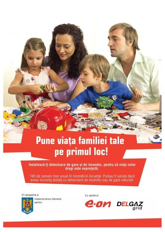 Campanie de conștientizare: Detectoarele de fum și de gaze pot salva vieți!