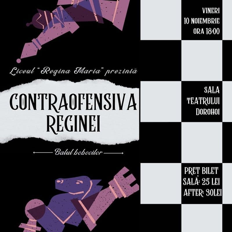 Pregătiri pentru Balul Bobocilor 2023 organizat de Liceul „Regina Maria” Dorohoi
