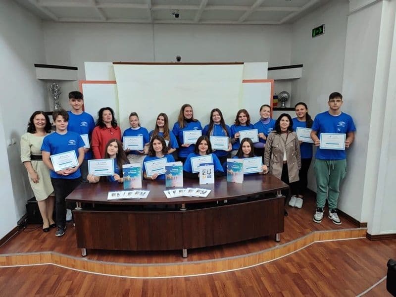 Colegiul Național „Grigore Ghica” Dorohoi își menține titulatura de Școală-Ambasador a Parlamentului European pentru al treilea an consecutiv - FOTO