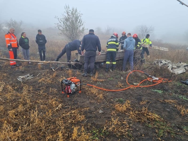 Tragedie la Nicșeni! Bărbat de 39 de ani găsit decedat sub o căruță încărcată cu plăci de azbociment
