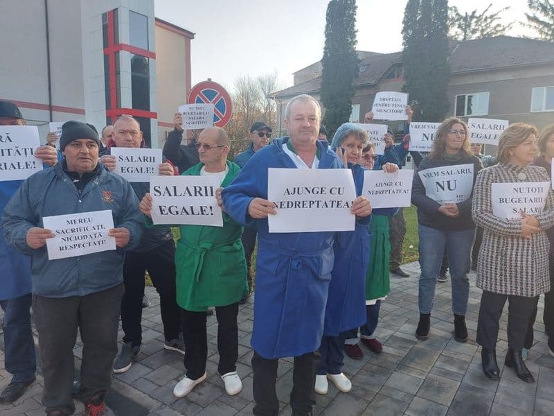 Revendicări solicitate de personalul tesa și muncitorii din cadrul Spitalului Municipal Dorohoi - FOTO