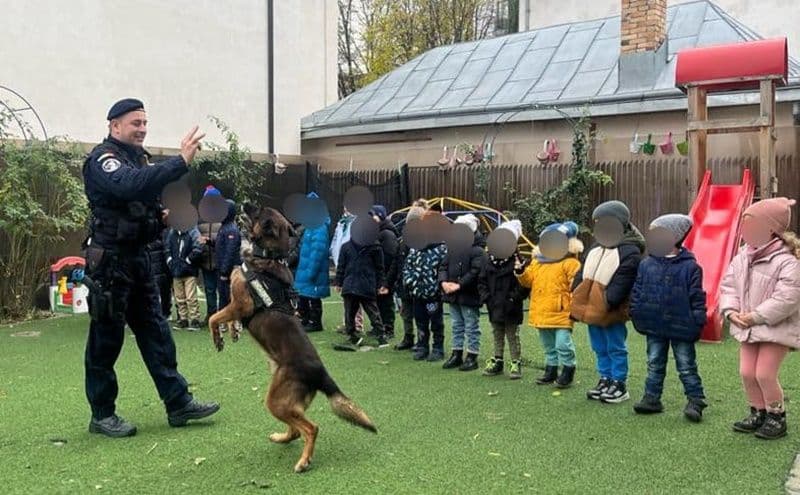 La mulți ani, Dop! Cel mai tânăr câine de serviciu al IJJ Botoșani a împlinit trei ani - FOTO