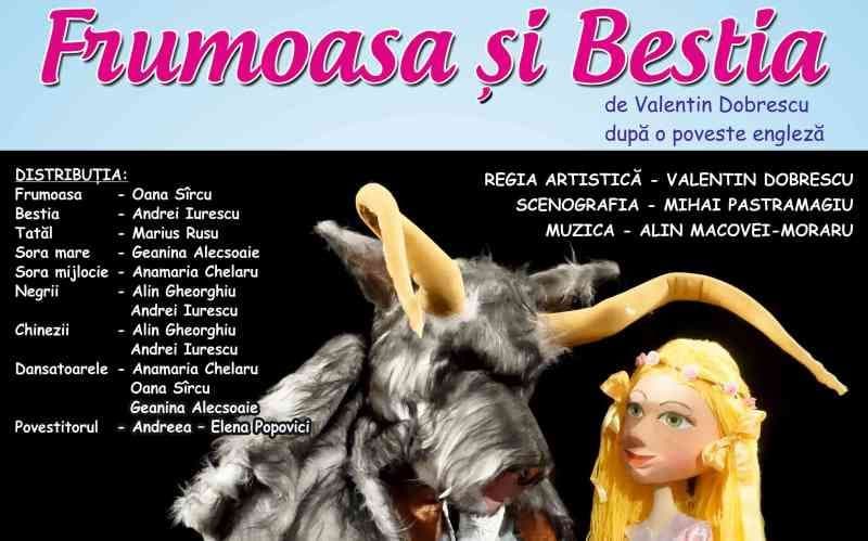 „Frumoasa şi Bestia” în această săptămână vă invităm la Teatrul „Vasilache” - FOTO