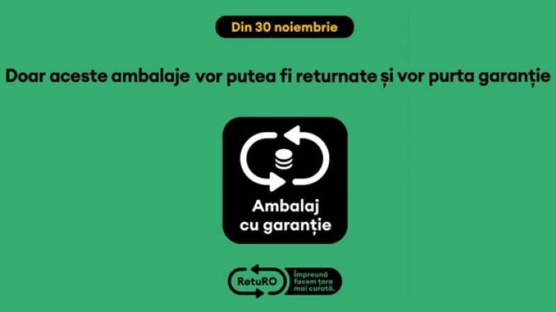 Sistemul Garanție – Returnare va începe pe 30 noiembrie. Băuturile se vor scumpi, dar românii își vor recupera banii dacă reciclează