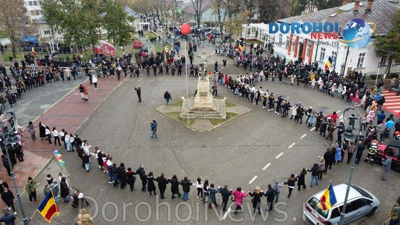 Spectacol, horă românească și mâncare ostășească de 1 Decembrie 2023 la Dorohoi – FOTO