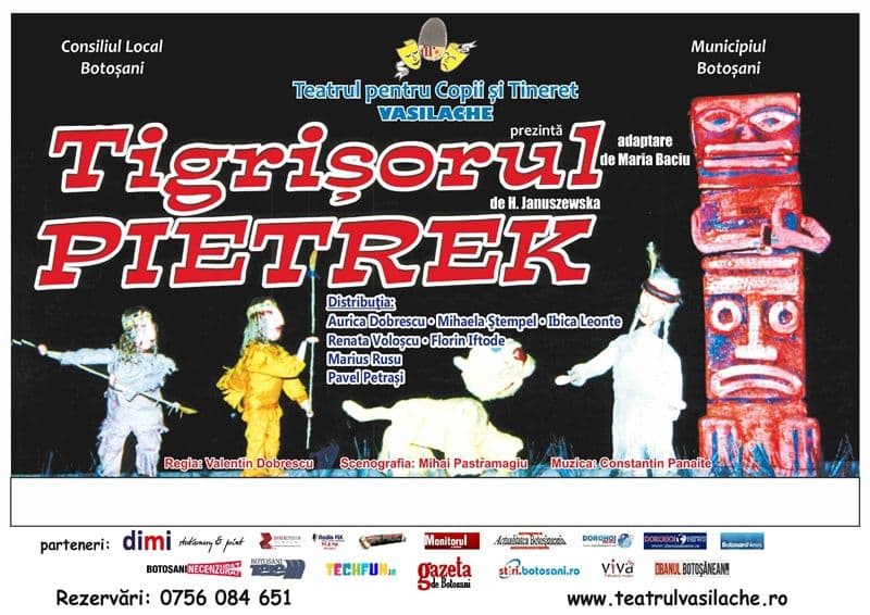 „Tigrişorul Pietrek” la Teatrul pentru Copii și Tineret „Vasilache” din Botoșani – FOTO