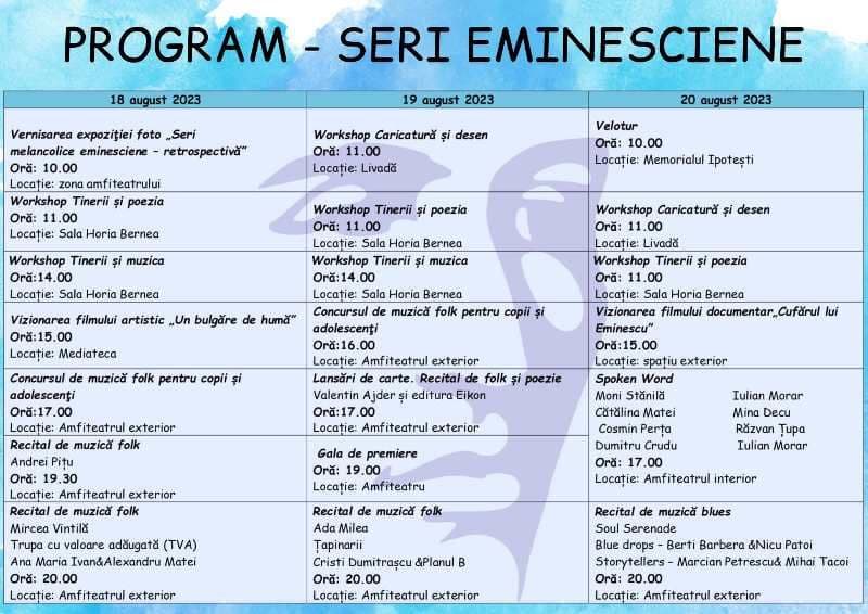 Program Seri Eminesciene