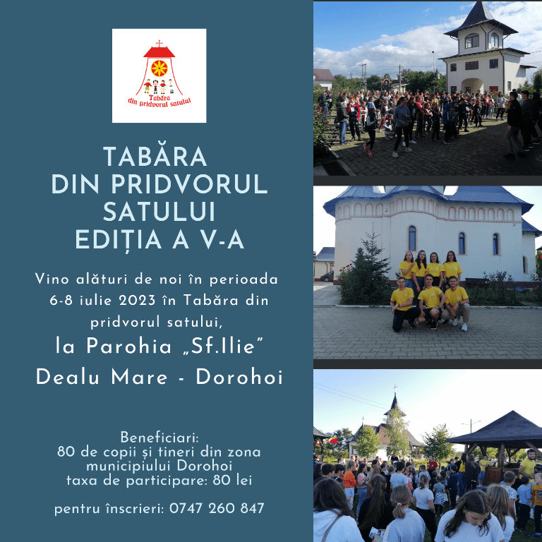 afiș tabara 2023