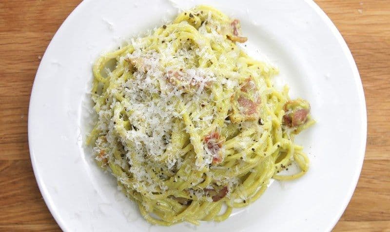 Carbonara cu avocado