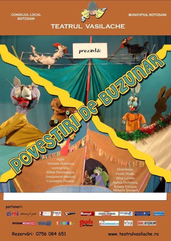 Spectacolul „Povestiri de buzunar”, în această săptămână, la Teatrul „Vasilache” din Botoșani