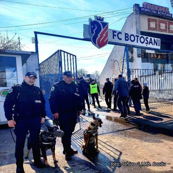 Măsuri de ordine publică la meciul de fotbal dintre F.C. Botoșani și CFR Cluj