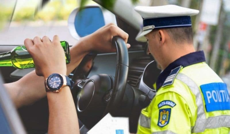 Botoșănean depistat beat și fără permis la volanul unei mașini