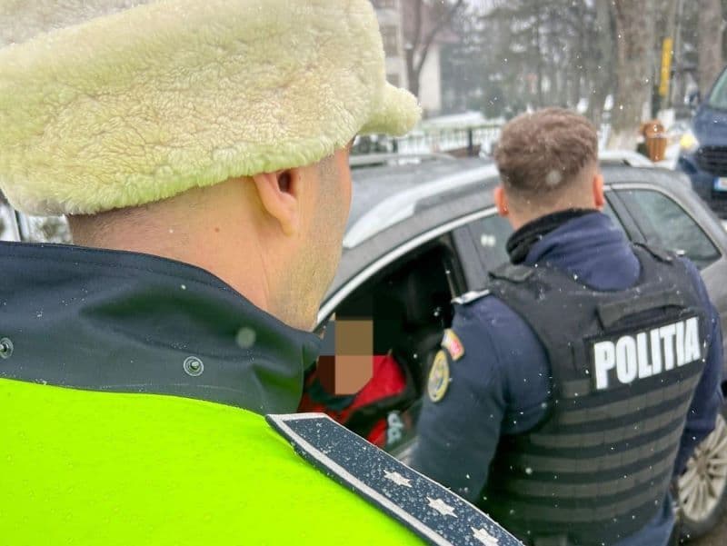 Filtre rutiere organizate la Hlipiceni. Un șofer s-a ales cu dosar penal după ce a băut bine și apoi a urcat la volan – FOTO