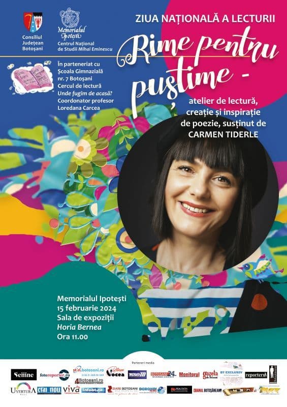 Memorialul Ipotești: Ziua Națională a Lecturii – 15 februarie 2024