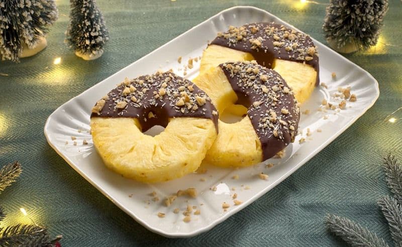 Ananas cu ciocolată