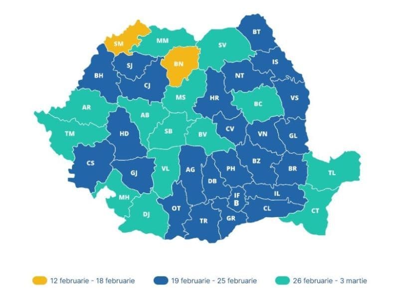 Elevii din Botoșani au intrat în vacanța de schi