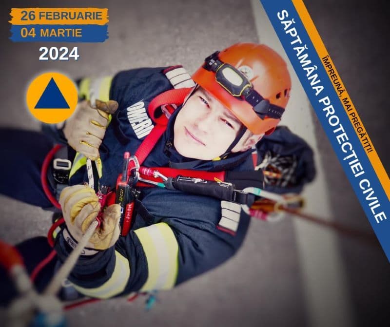 26 februarie – 04 martie – „Săptămâna Protecției Civile”, marcată prin diferite activități și la Dorohoi