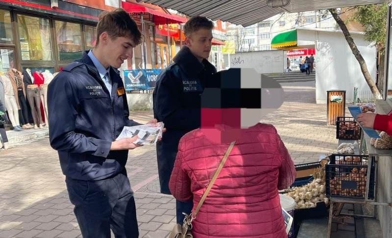Acțiuni preventive derulate de polițiști în municipiul Botoșani