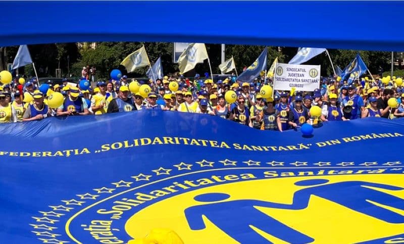 Protest la Spitalului Județean de Urgență „Mavromati” din Botoșani