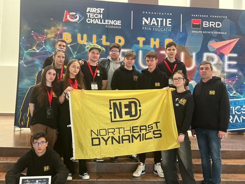 Calificare pentru Echipa de Robotică North East Dynamics la Națională - FOTO