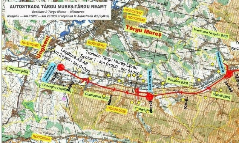 O nouă porțiune din Autostrada Unirii, care va lega Moldova de Transilvania, se apropie de construcție în acest an