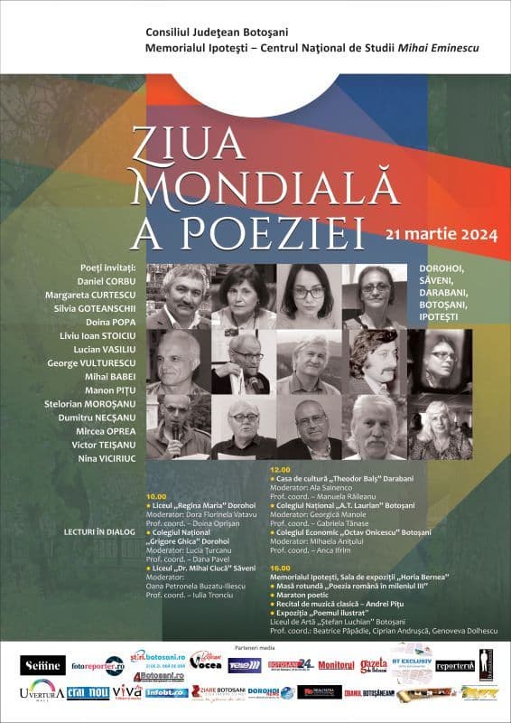 Activități organizate cu prilejul Zilei Mondiale a Poeziei la Memorialul Ipotești