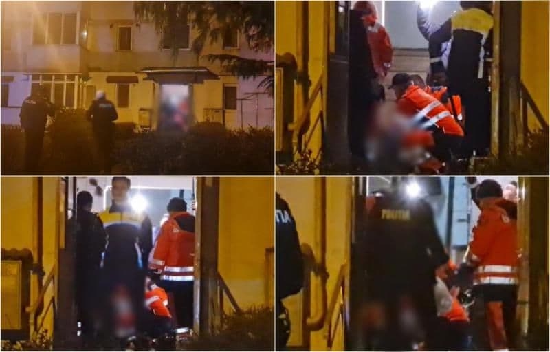 Femeie înjunghiată mortal de către soț în scara blocului în care locuia