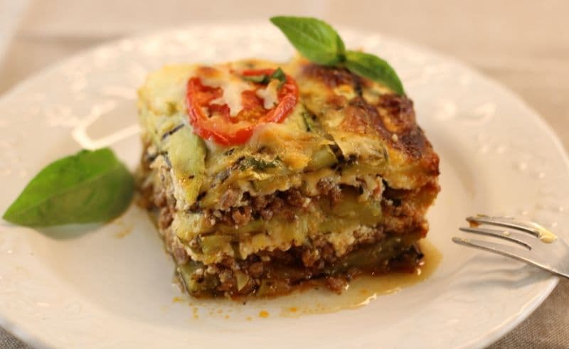 Lasagna cu dovlecei