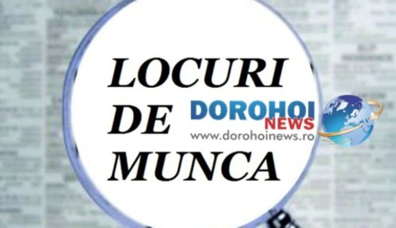 Locuri de muncă vacante la nivelul județului Botoșani la începutul lunii aprilie