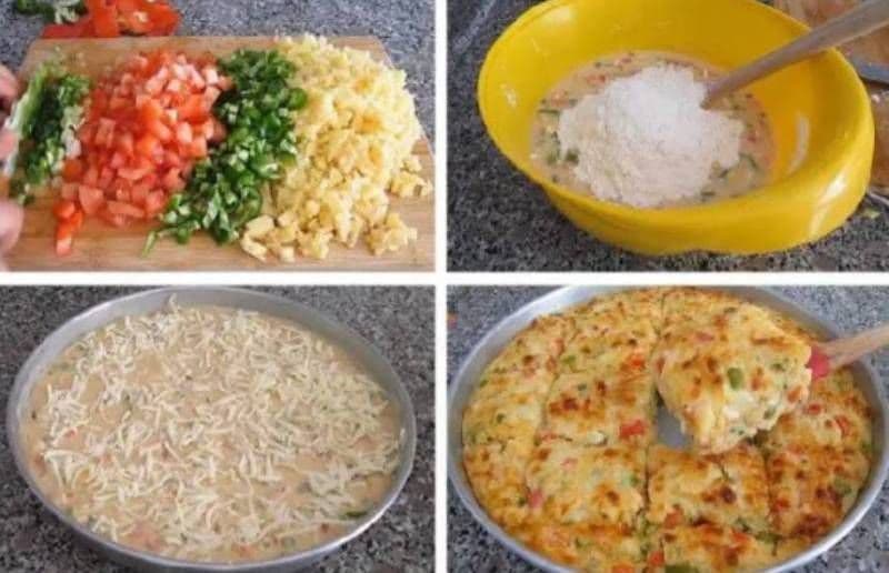 Budincă de legume la cuptor