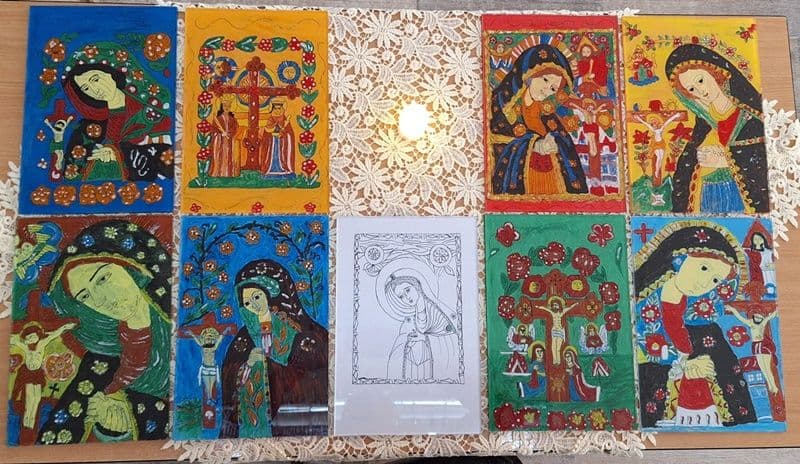 Atelier de pictură pe sticlă la Școala Profesională Specială „Ion Pillat” Dorohoi - FOTO