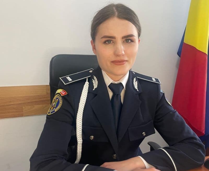 Tânăra cu cea mai mare medie de absolvire a școlii de poliție, din Botoșani, este din Hilișeu Horia și a studiat la Dorohoi
