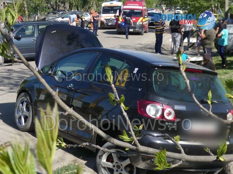 Accident! Două mașini s-au izbit în comuna Hilișeu Horia – FOTO