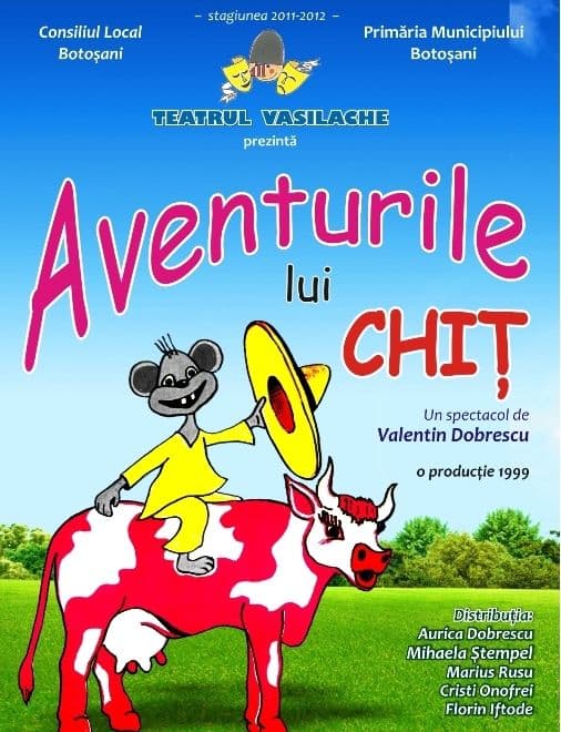 Teatrul „Vasilache”  vă invită să vizionați „Aventurile lui Chiţ”. Vezi detalii!