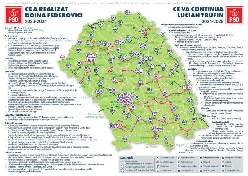 Ce drumuri din județul Botoșani va asfalta Lucian Trufin în prima parte a mandatului de președinte al Consiliului Județean