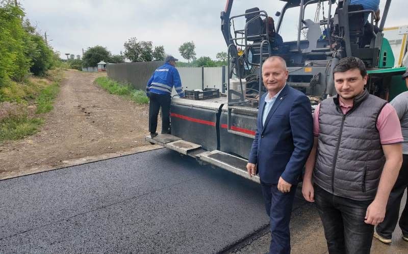 Un nou sector de drum județean reabilitat - FOTO
