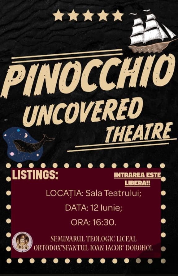 Piesă de teatru pusă în scenă de elevi de la Seminarul Teologic Liceal „Sfântul Ioan Iacob” din Dorohoi