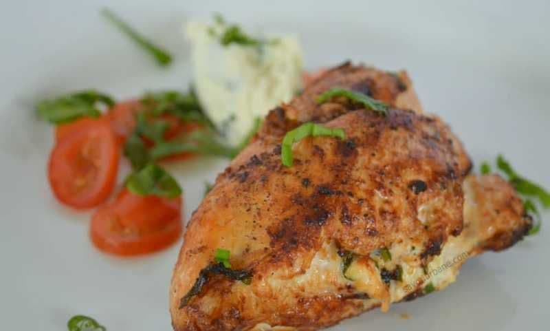 Piept de pui umplut cu orez
