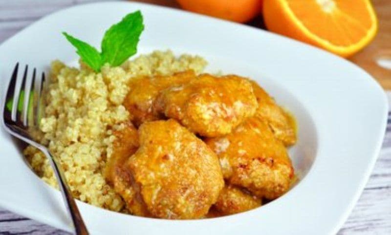 Piept de pui cu dovlecel și cus-cus